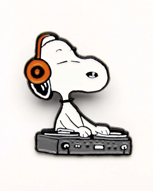 Peanuts Music is Life DJ Brooch