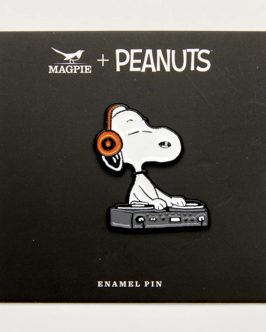 Peanuts Music is Life DJ Brooch
