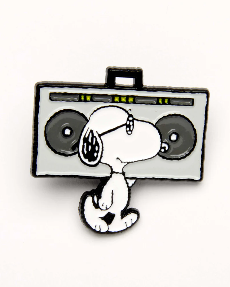 Peanuts Music is Life Boombox Brooch