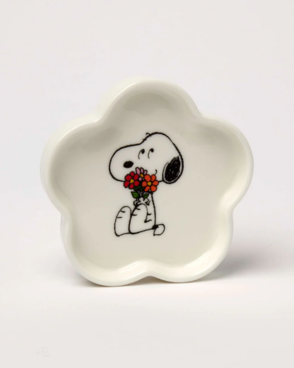 Peanuts Floral Flower Shaped Trinket Dish