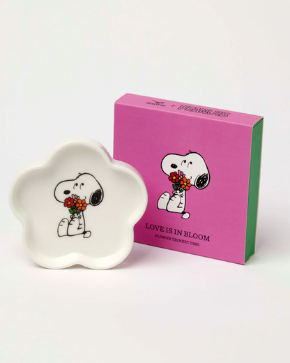 Peanuts Floral Flower Shaped Trinket Dish