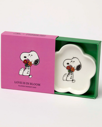 Peanuts Floral Flower Shaped Trinket Dish