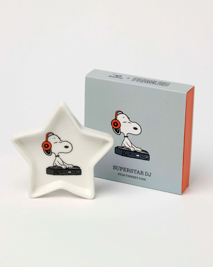 Peanuts Superstar DJ Star Shaped Trinket Dish