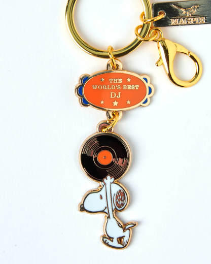 Peanuts Snoopy World's Best DJ Keyring