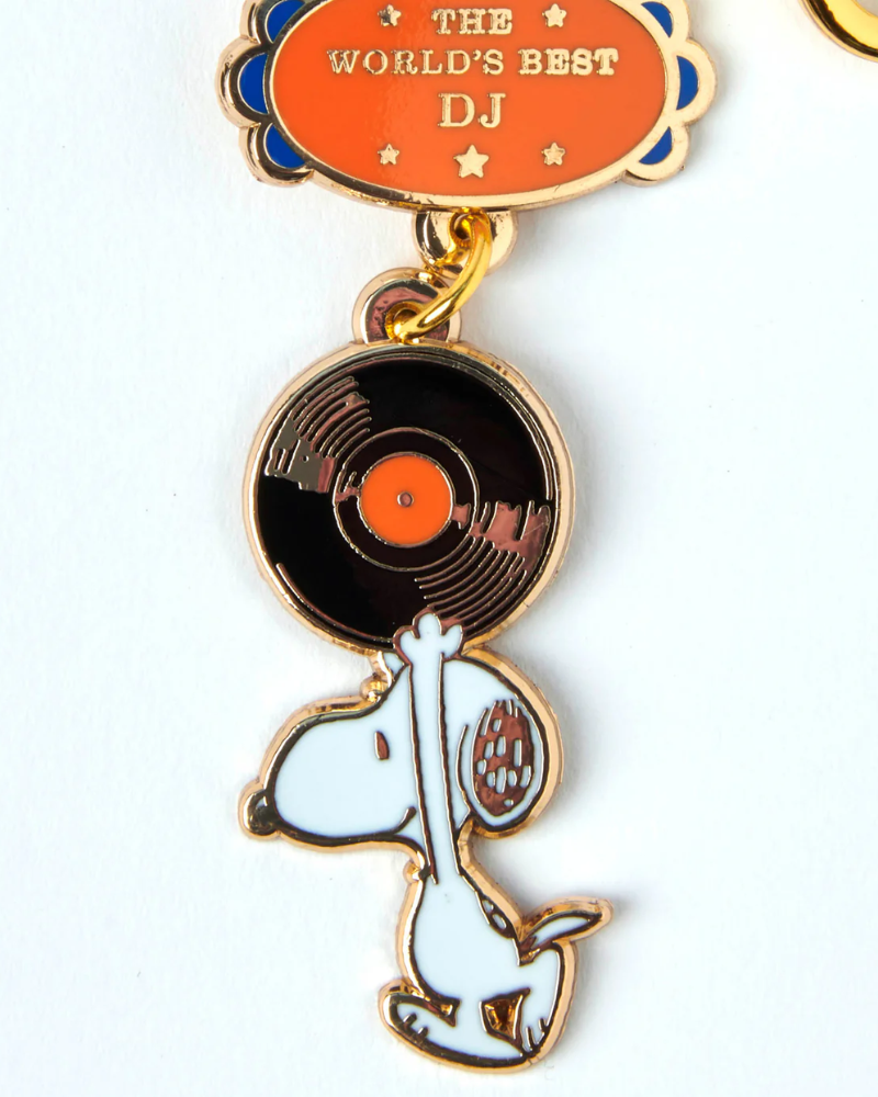Peanuts Snoopy World's Best DJ Keyring