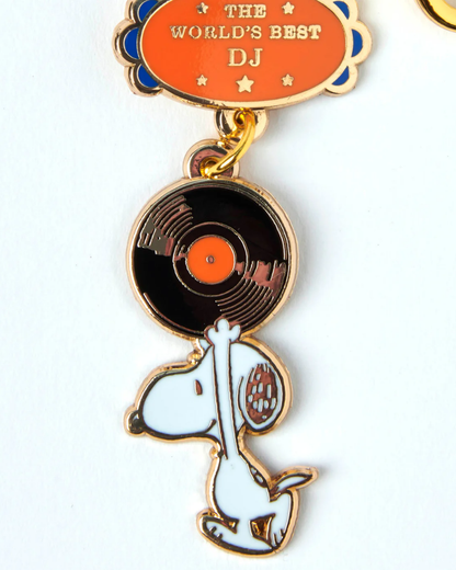 Peanuts Snoopy World's Best DJ Keyring