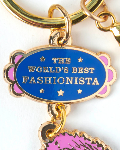 Peanuts Snoopy World's Best Fashionista Keyring