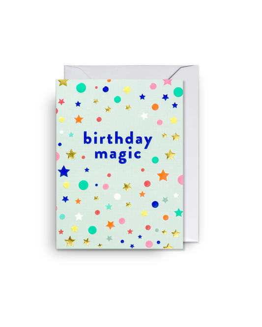 Magic Sprinkles Birthday Mini Greeting Card