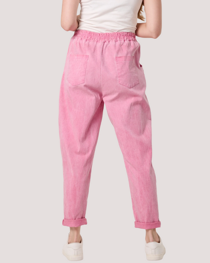 Magic Relaxed Unisex Trousers Pink