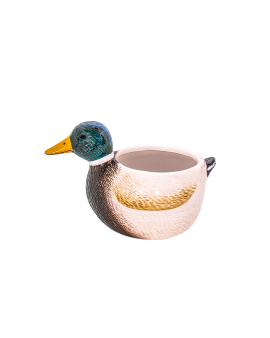 Mini Mallard Duck Planter