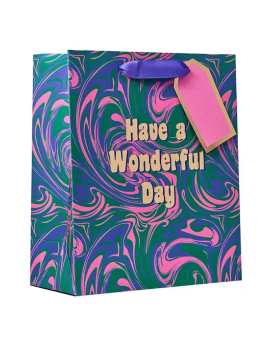 Wonderful Day Marble Gift Bag