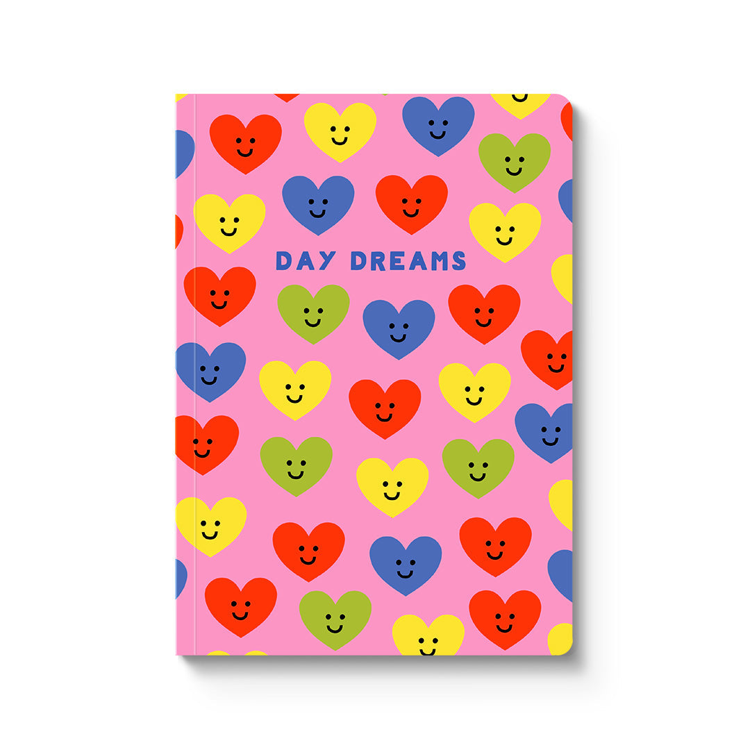 Day Dreams Hearts A5 Notebook