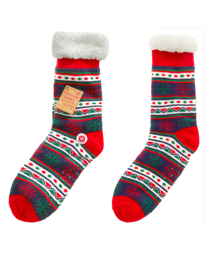 Family Matching Christmas Slipper Socks