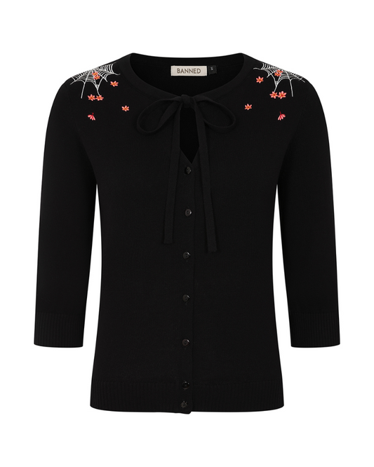 Mia Blossom Spiderweb Cardigan