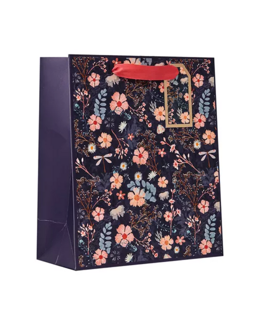 Midnight Floral Gift Bag