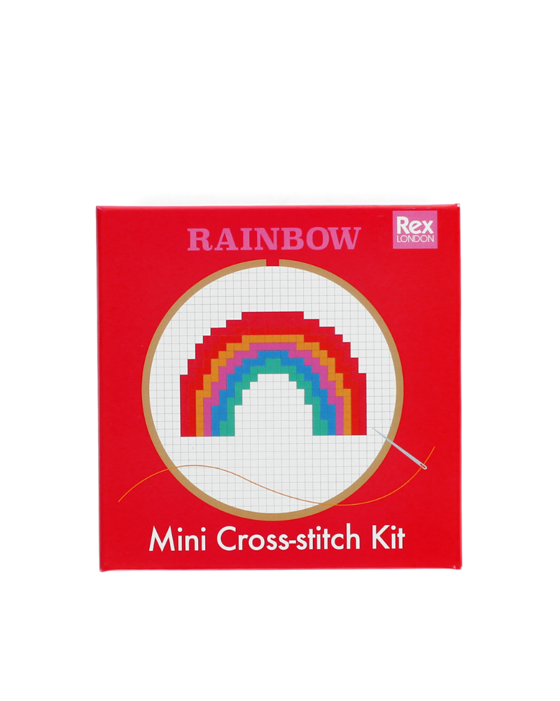 Mini Rainbow Cross-Stitch Kit