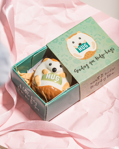 Hedgehog Hug Ceramic Token