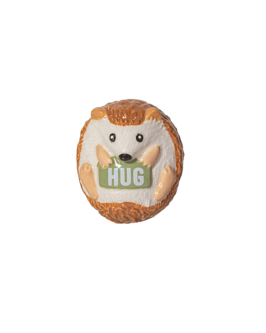 Hedgehog Hug Ceramic Token