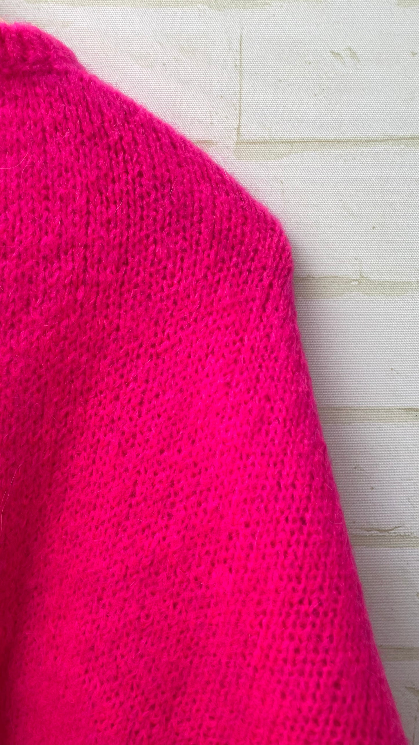 Mohair Cropped Sleeve Cardigan All Colours