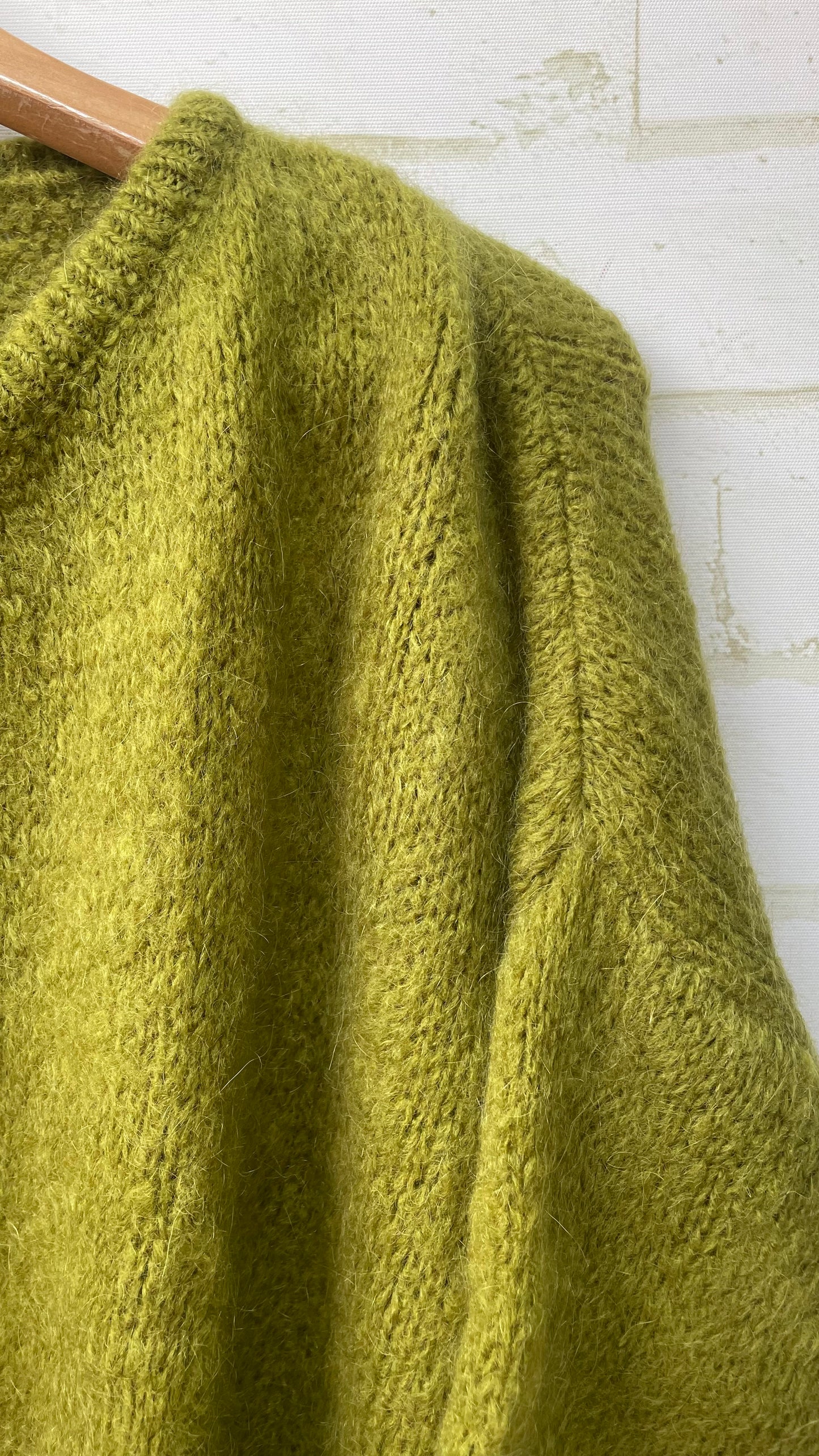 Mohair Cropped Sleeve Cardigan All Colours