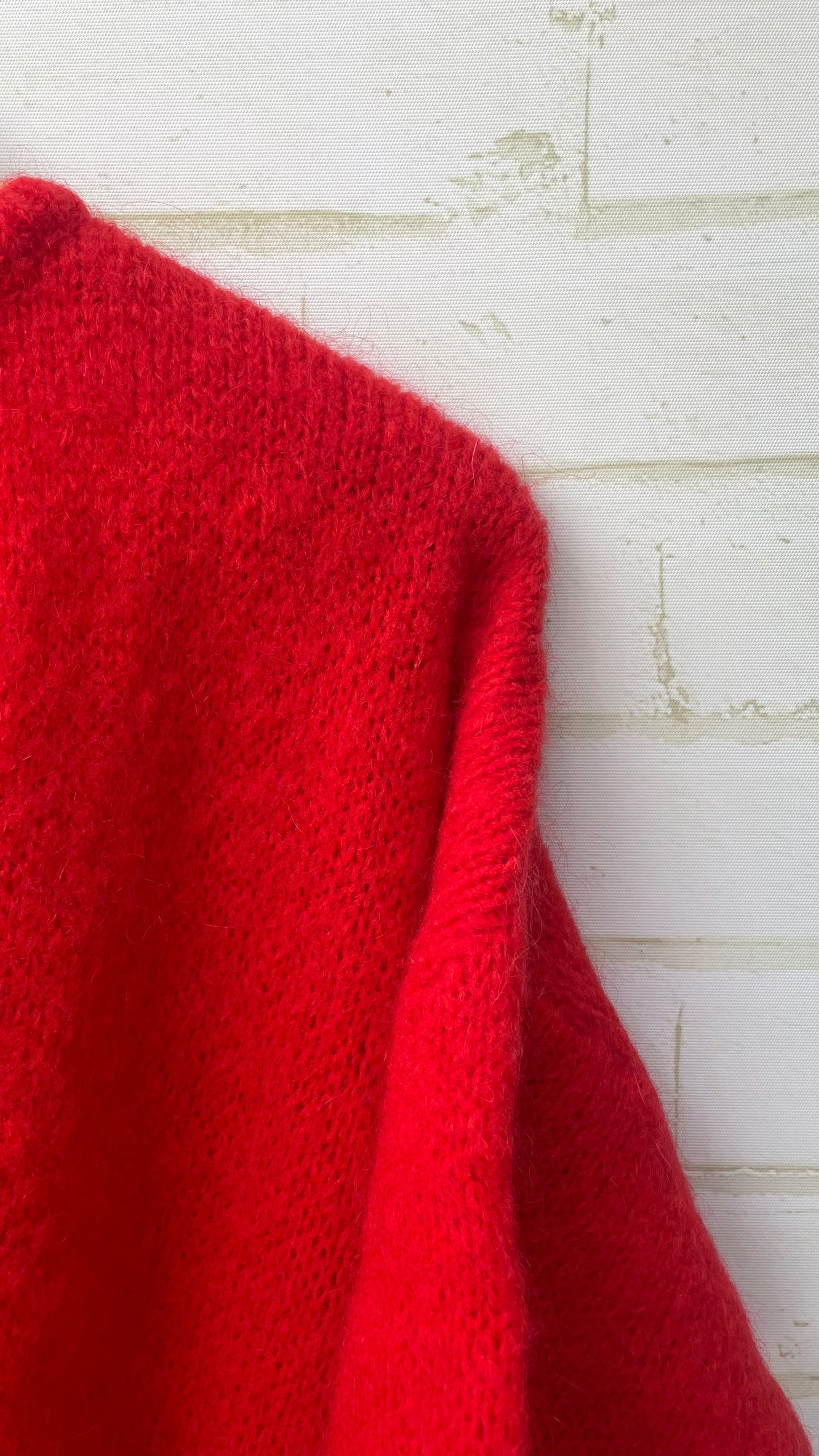 Mohair Cropped Sleeve Cardigan All Colours