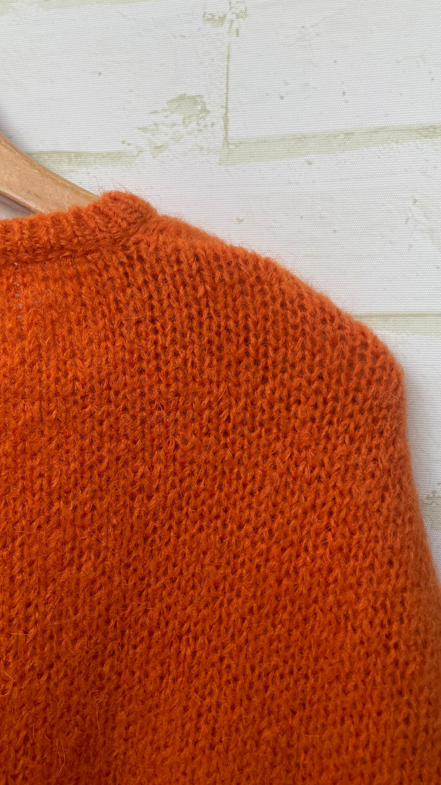 Mohair Cropped Sleeve Cardigan All Colours