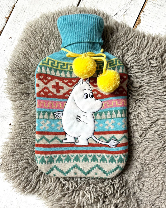 Moomin Fair Isle Knitted Hot Water Bottle