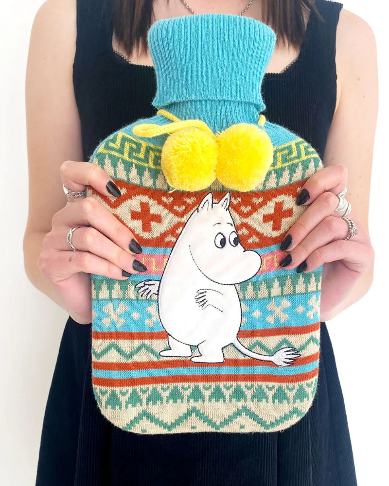 Moomin Fair Isle Knitted Hot Water Bottle