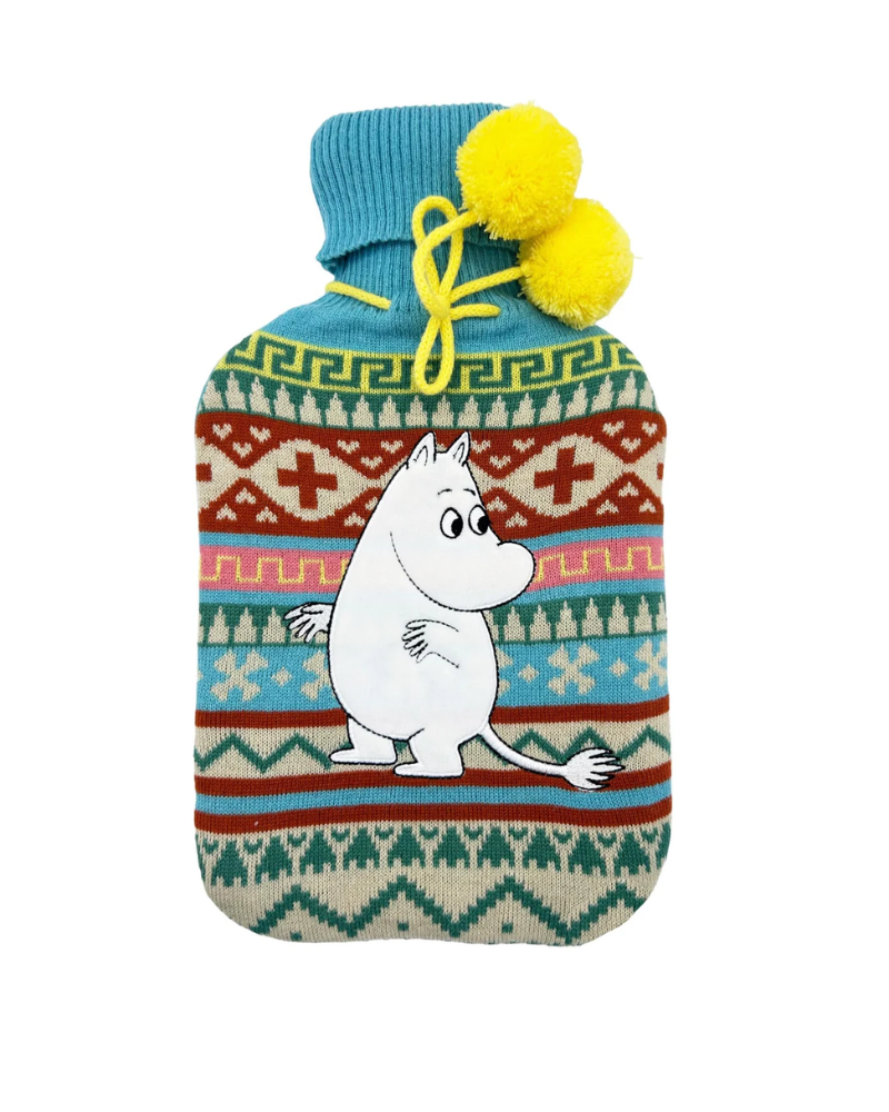 Moomin Fair Isle Knitted Hot Water Bottle