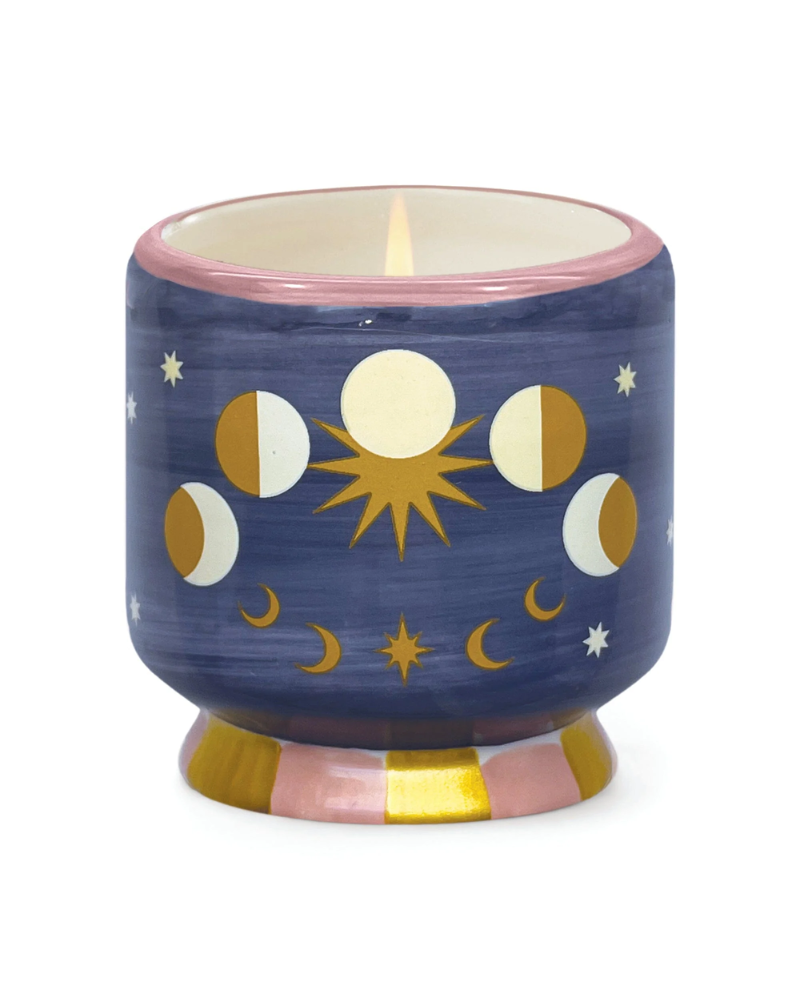 A Dopo Moon Phases Ceramic Candle Jasmine & Rose By Paddywax