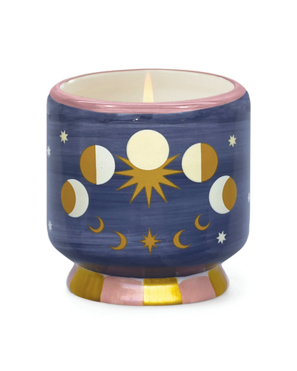 A Dopo Moon Phases Ceramic Candle Jasmine & Rose By Paddywax