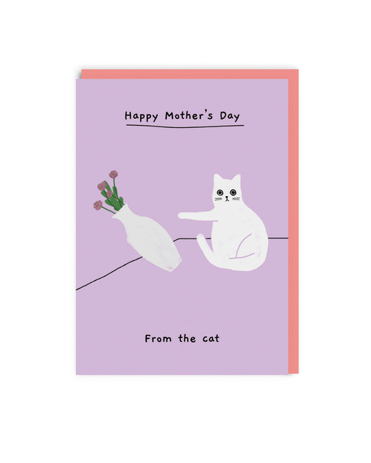 Happy Mother's Day From The Cat Greeting Card