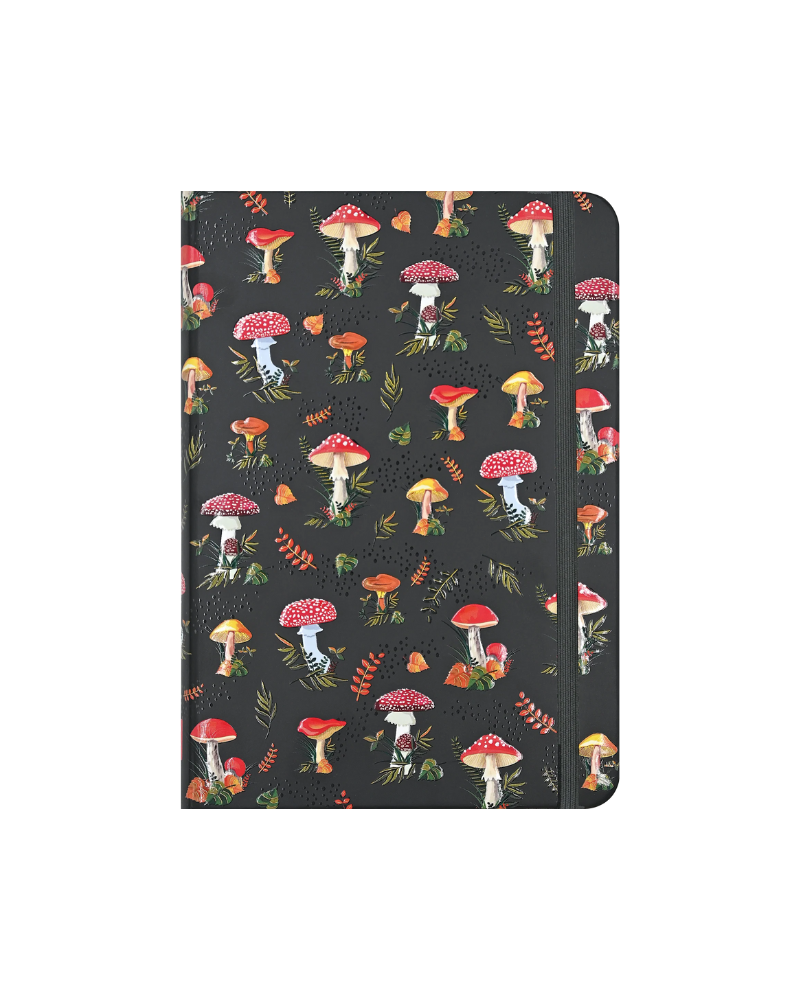 Embossed Mushrooms Journal