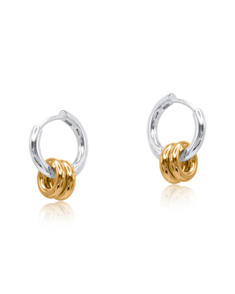 Mafalda Hoop Earrings Rings In Gold