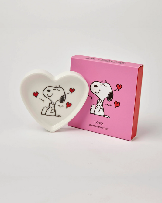 Peanuts Heart Shaped Trinket Dish - Love