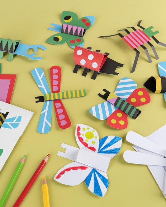 Make Your Own Origami Cardboard Bugs
