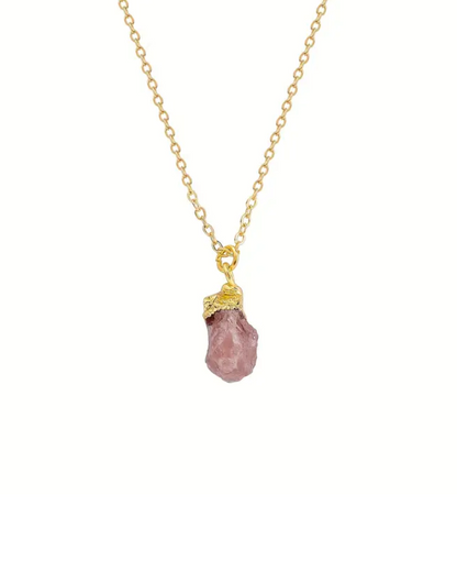 Natural Raw Gemstone Necklaces Assorted