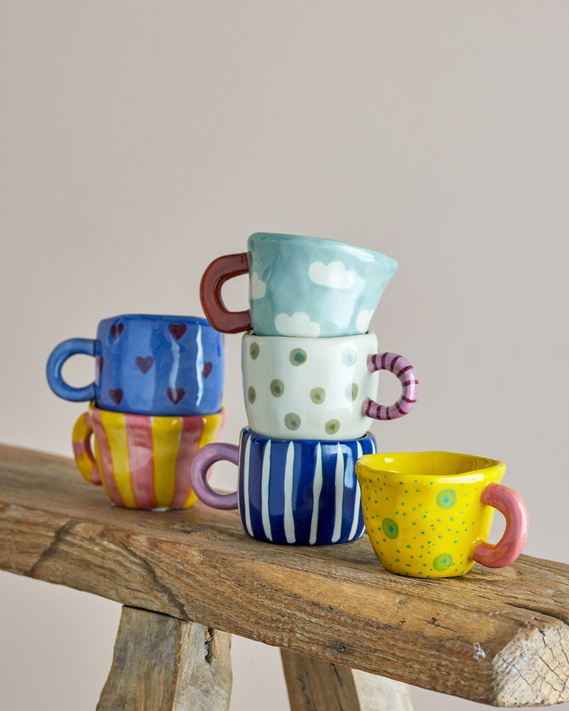 Nini Stoneware Cup Assorted