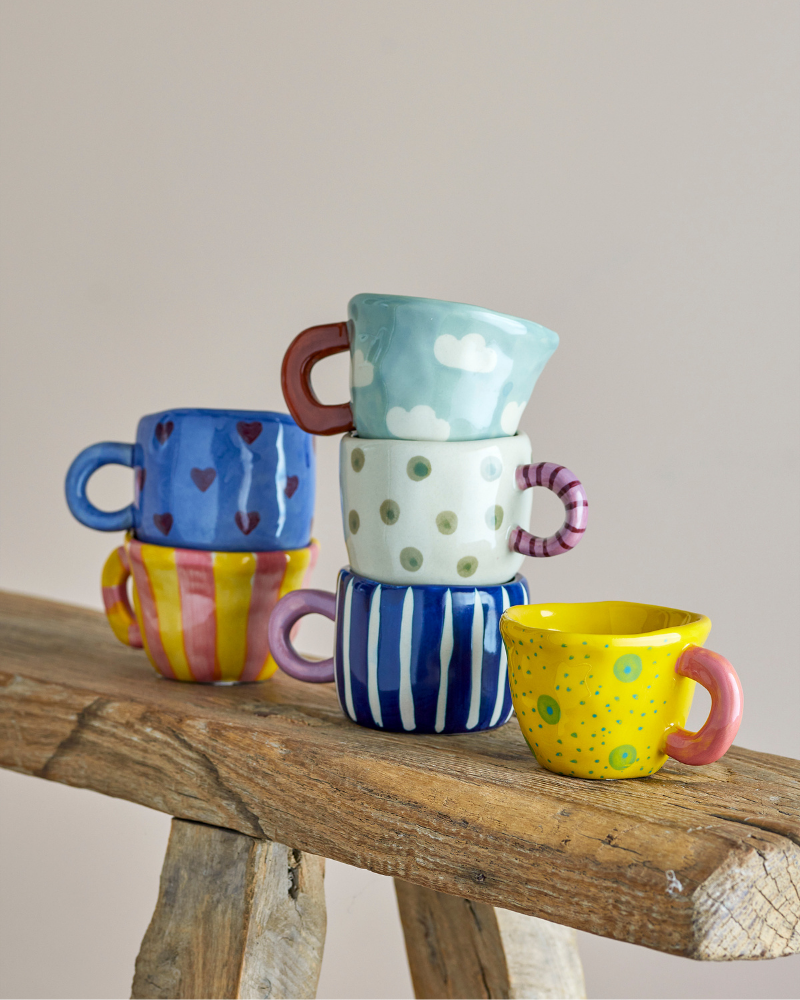 Nini Cups Stoneware Assorted