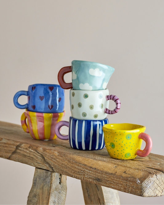 Nini Cups Stoneware Assorted