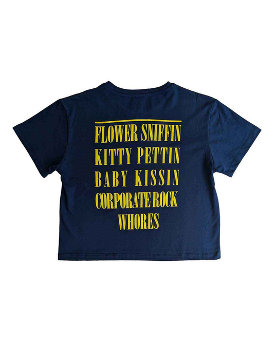 Nirvana Smiley Crop T-Shirt