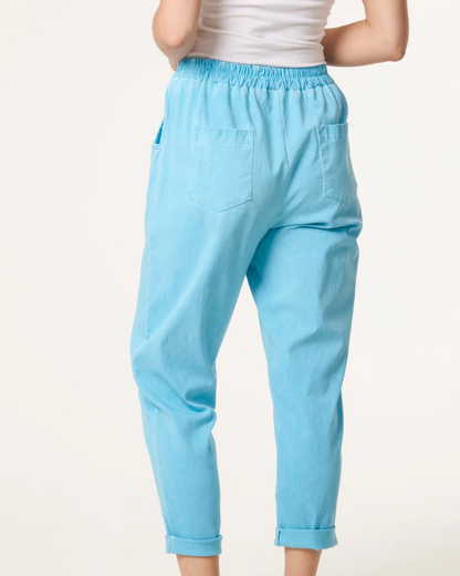 Magic Relaxed Unisex Trousers Turquoise Wash