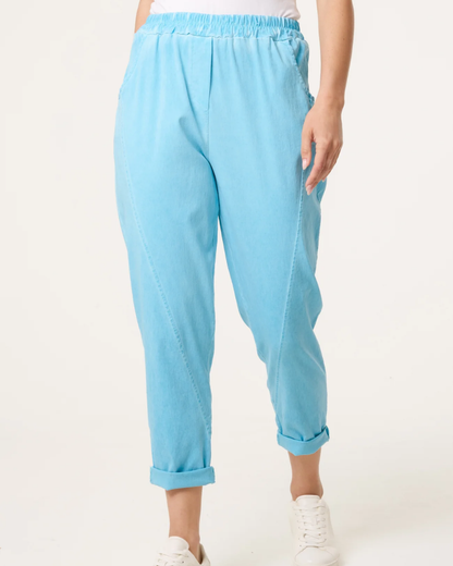 Magic Relaxed Unisex Trousers Turquoise Wash