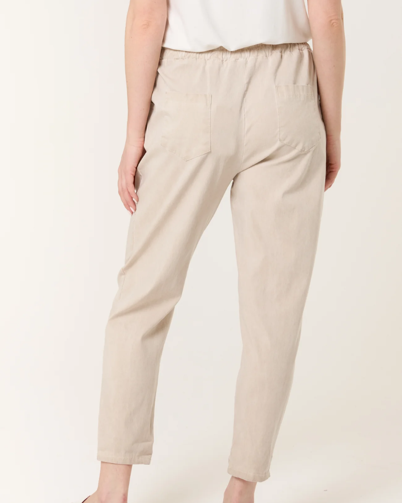 Magic Relaxed Unisex Trousers Beige Wash