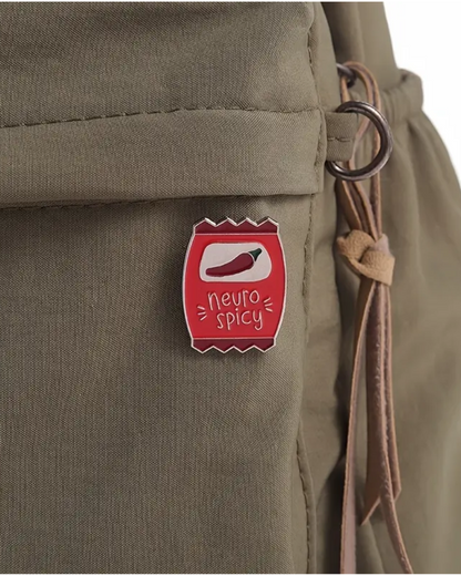 Neuro Spicy Enamel Pin Badge