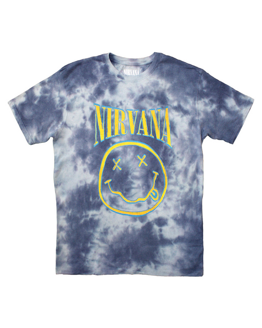 Nirvana Smiley Acid Wash Unisex T-Shirt