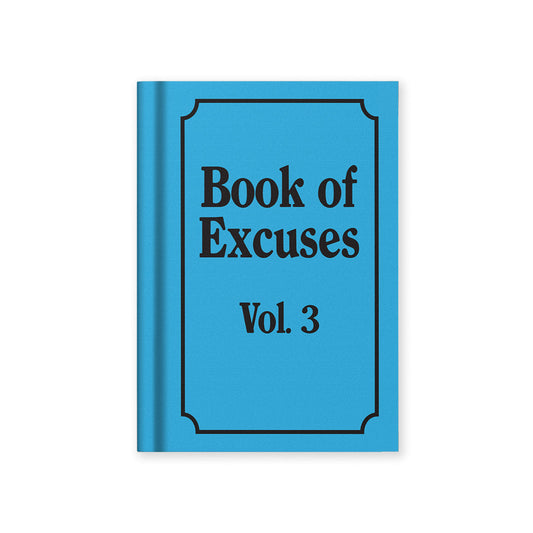 Book Of Excuses Vol.3 Mini A7 Notebook