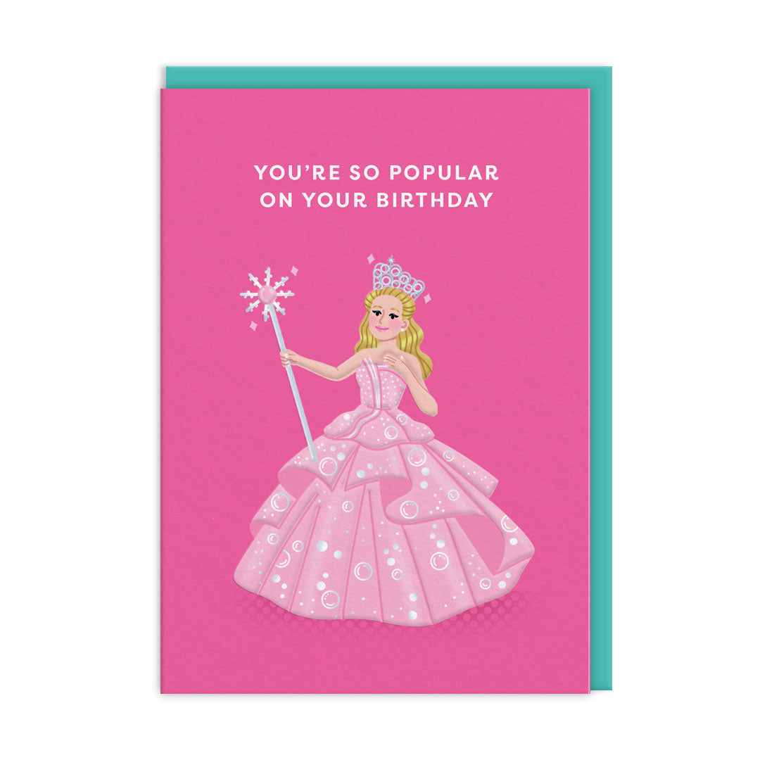 Glinda Wicked Popular Birthday Card