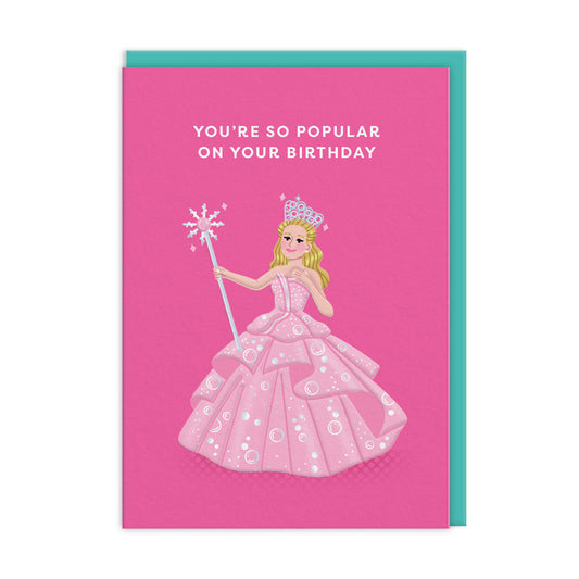 Glinda Wicked Popular Birthday Card