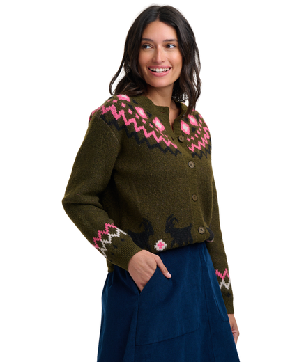 Olana Goat Meadow Fairisle Cardigan